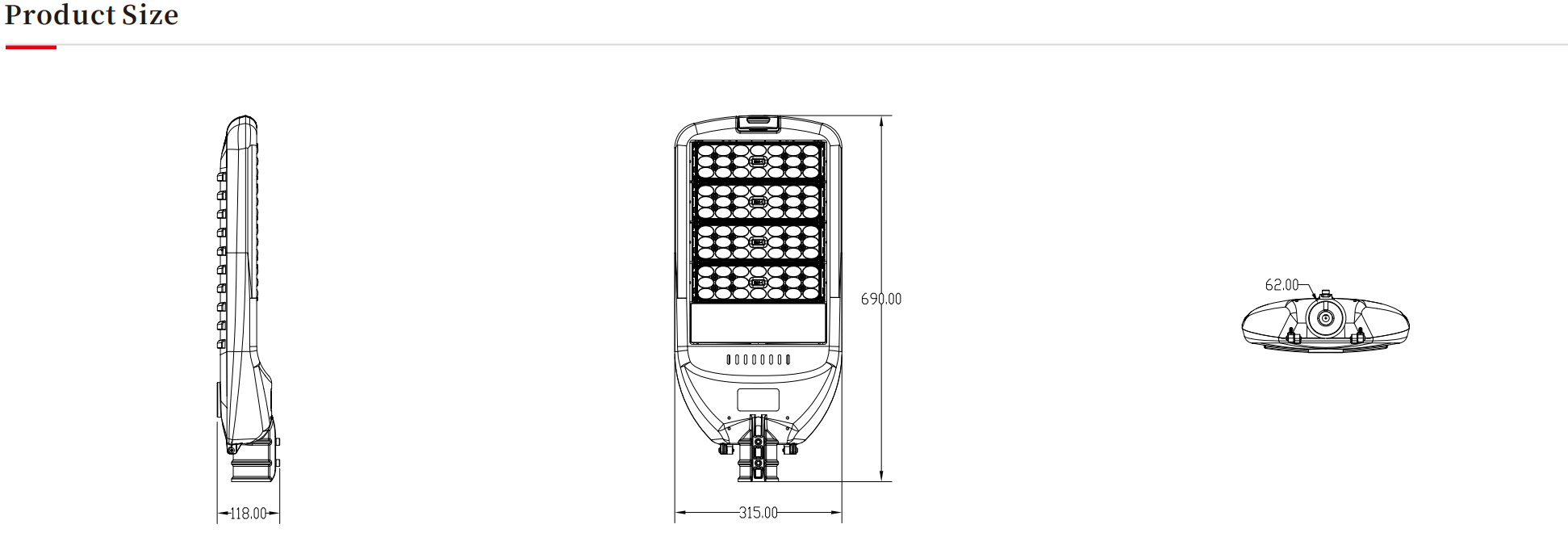 LED路灯，防水路灯